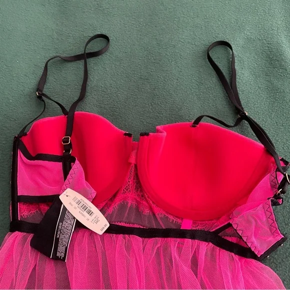 Victoria’s Secret Black Cage Babydoll - Picture 11 of 13